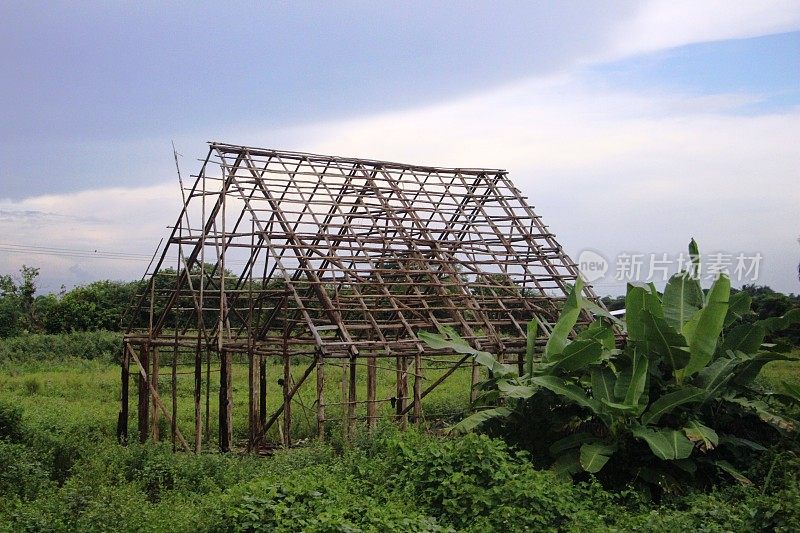 Cuba - Viñales - construction of a house